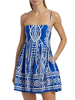 Leo Floral Babydoll Minidress
