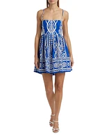 Leo Floral Babydoll Minidress