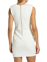 Dune Beaded Rope-Trimmed Knit Minidress