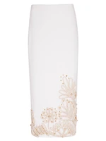 Dune Beaded Rope-Trimmed Maxi Skirt