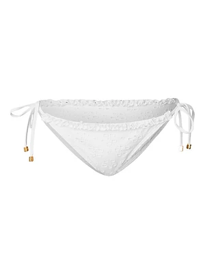 Maillot Bead-Embellished Side-Tie Bikini Bottom
