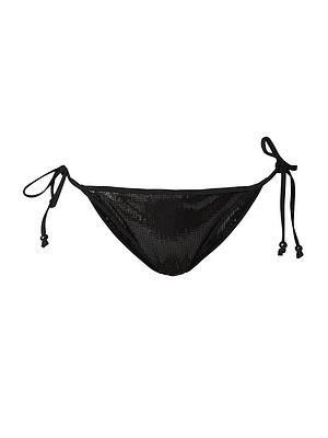 Sequined Triangle Bikini Bottoms