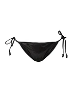 Sequined Triangle Bikini Bottoms