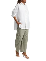 Exaggerated Cotton Oversized Shirt
