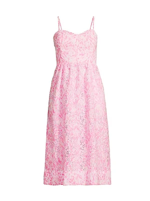 Allarie Cotton Midi-Dress