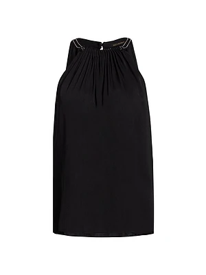 Astrid Silk Halterneck Blouse