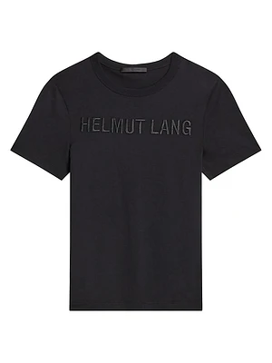 Embroidered Cotton Logo T-Shirt