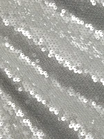Daphne Sequin Long-Sleeve Minidress