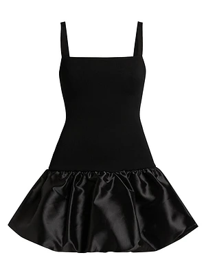 Petunia Milano-Stitch Bubble Minidress