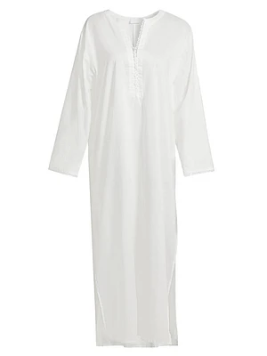 Valentina Lace-Trimmed Kaftan Nightie