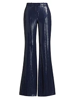 Haylee Sequined Flare Pants