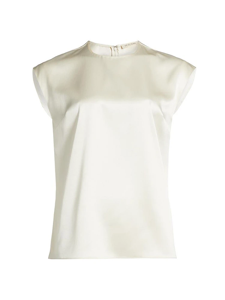 Morgan Silk Sleeveless Top
