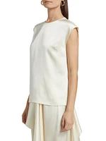 Morgan Silk Sleeveless Top