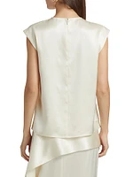 Morgan Silk Sleeveless Top