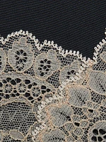 Enchant Lace-Trim Jersey Pajamas