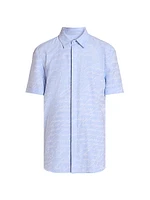 Love Letter Jacquard Short-Sleeve Shirt