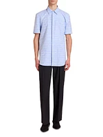 Love Letter Jacquard Short-Sleeve Shirt
