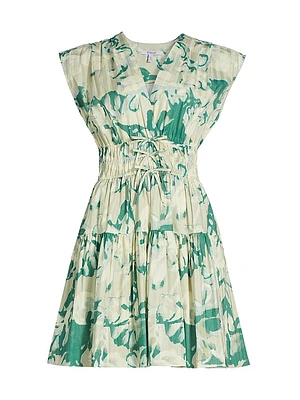 Tora Floral Fit & Flare Minidress