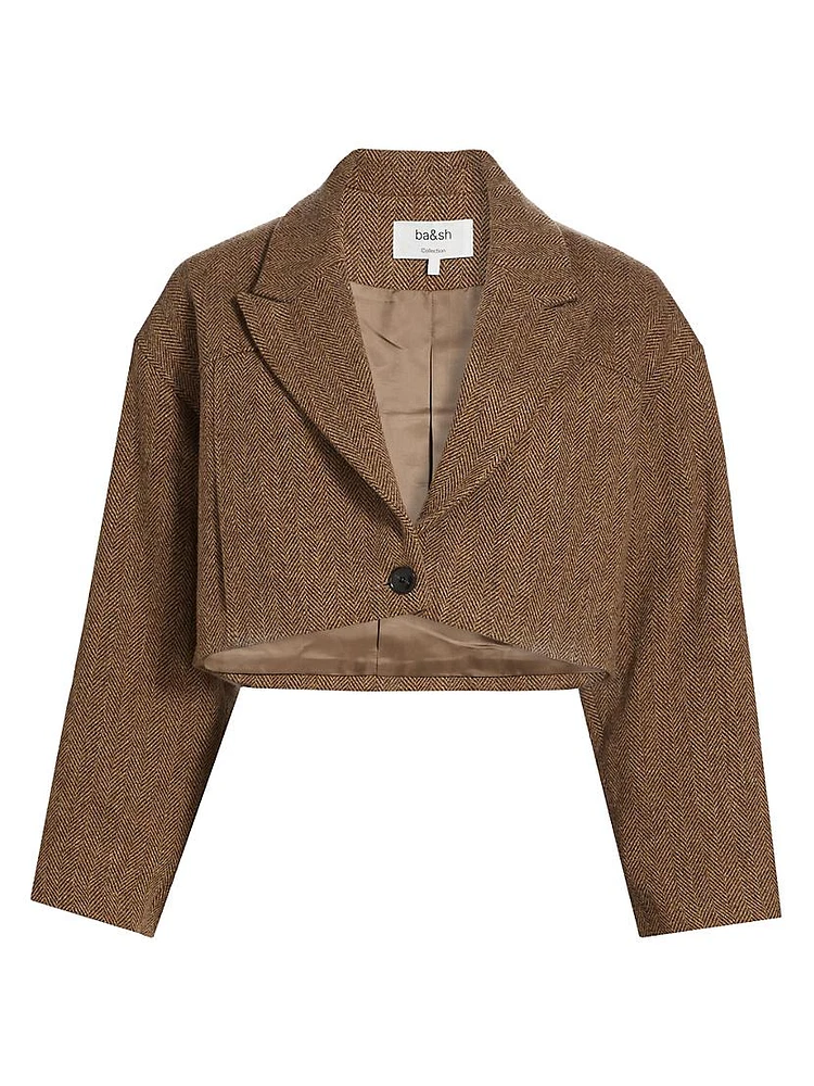 Camala Wool Crop Jacket