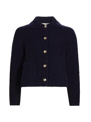 Gabriel Wool-Blend Knit Cardigan