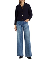 Gabriel Wool-Blend Knit Cardigan