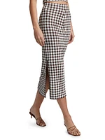 Karina Gingham Maxi Skirt
