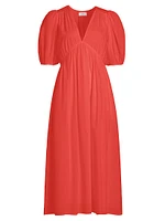 Blake Cotton Gauze Midi-Dress