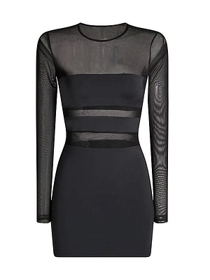 Lars Mesh Mini Dress