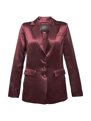 Collins Satin Boyfriend Blazer