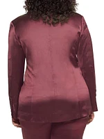 Collins Satin Boyfriend Blazer