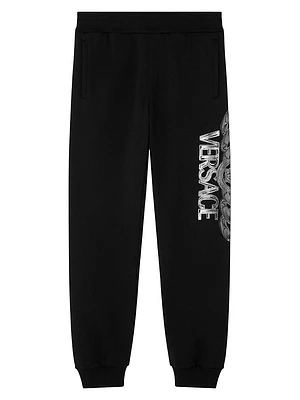 Medusa On Chain Print Jogger Sweatpants