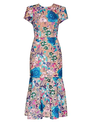 Tahlia Embroidered Floral Dress