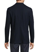 Textured Jersey Wool Jacket