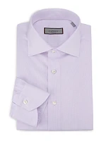Textured Cotton Dress Shirt