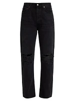 90'S High-Rise Straight-Leg Jeans