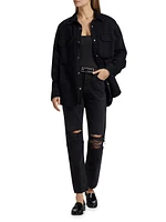 90'S High-Rise Straight-Leg Jeans