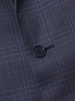 Plaid Wool Modern-Fit Suit