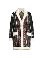 Lori Faux Suede Sherpa Jacket