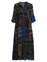Nash Paisley Midi-Dress