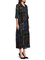 Nash Paisley Midi-Dress