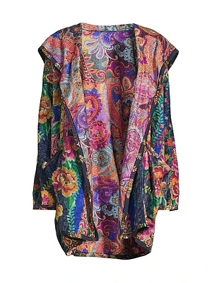 Joan Floral Sherpa Jacket
