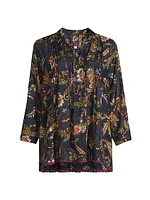 Pixy Paisley Silk Blouse