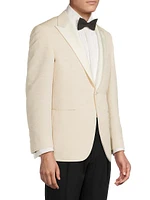 Textured Wool-Silk Dinner Jacket