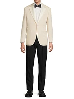 Textured Wool-Silk Dinner Jacket