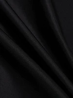 Cascade Drape Belted Midi-Dress