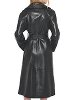 Miller Recycled Leather Trench Coat