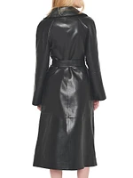 Miller Recycled Leather Trench Coat