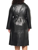 Miller Recycled Leather Trench Coat