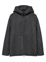 Wool Hoodie Jacket