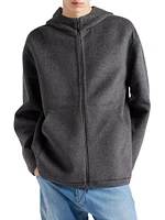 Wool Hoodie Jacket